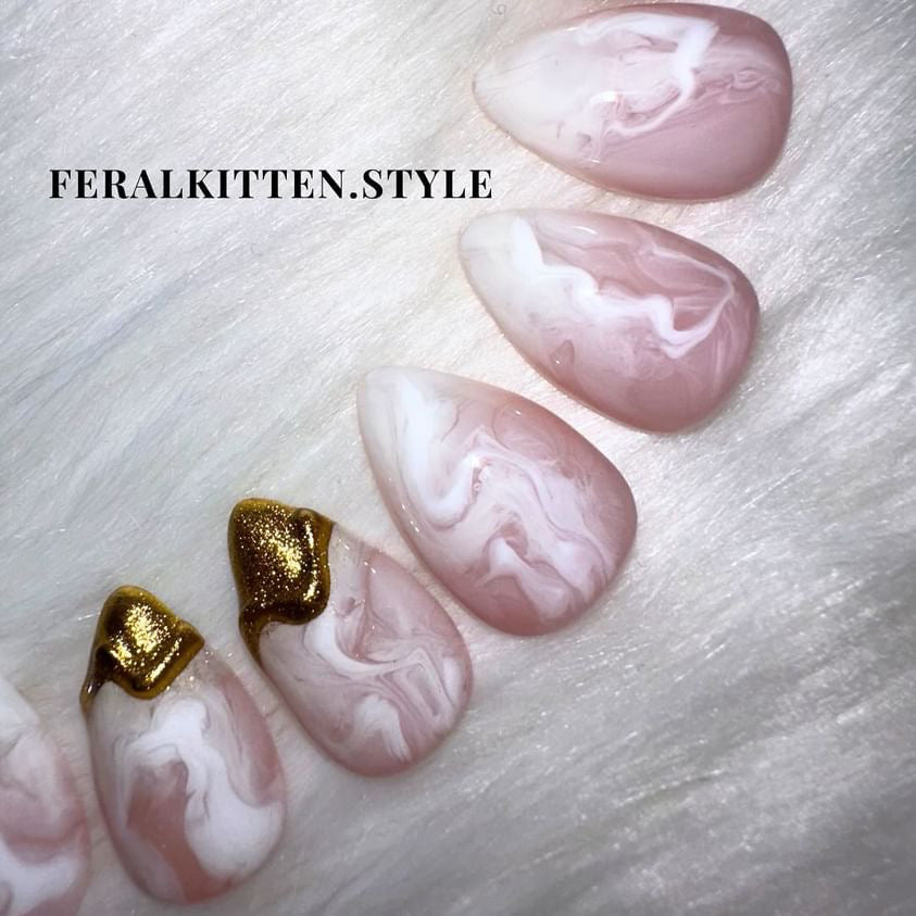 Chill Like That β Custom Press On Nails by Feral Kitten
