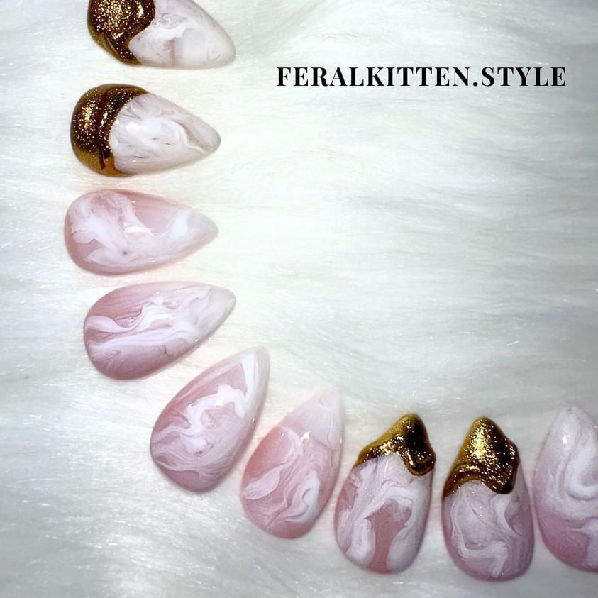 Chill Like That β Custom Press On Nails by Feral Kitten
