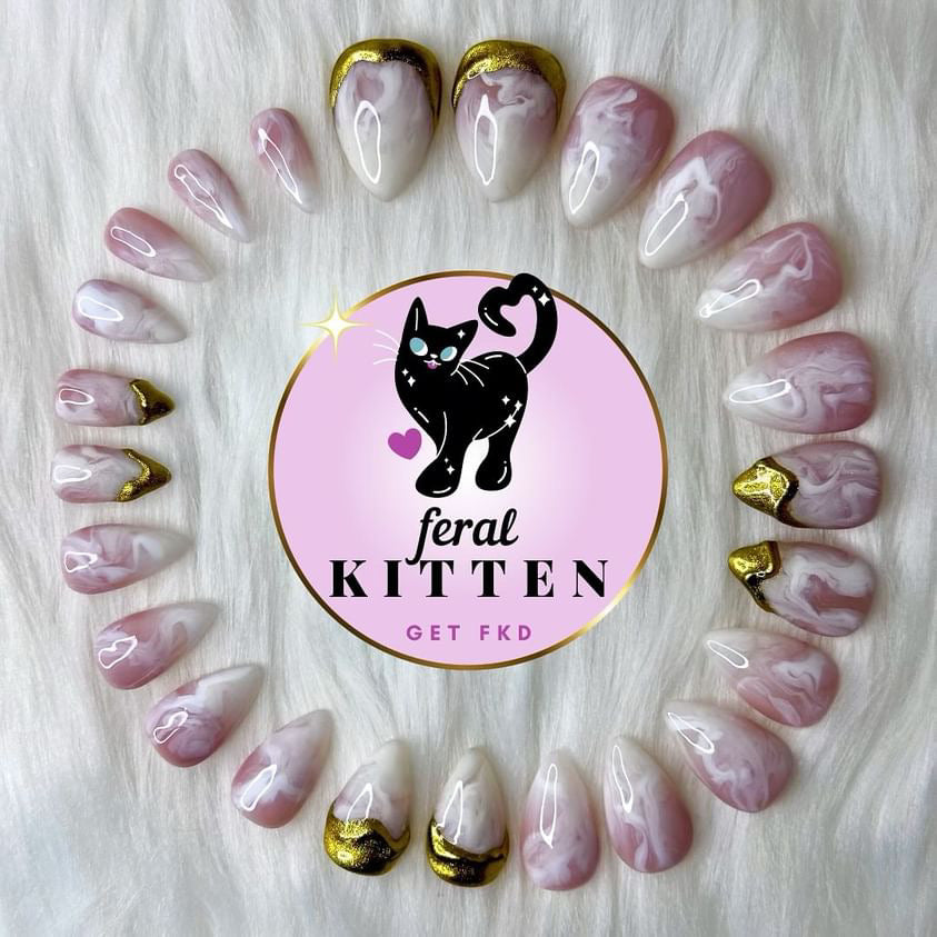 Chill Like That β Custom Press On Nails by Feral Kitten