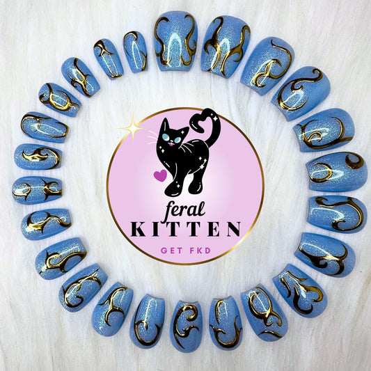 Cherub Rock — Custom Press On Nails by Feral Kitten