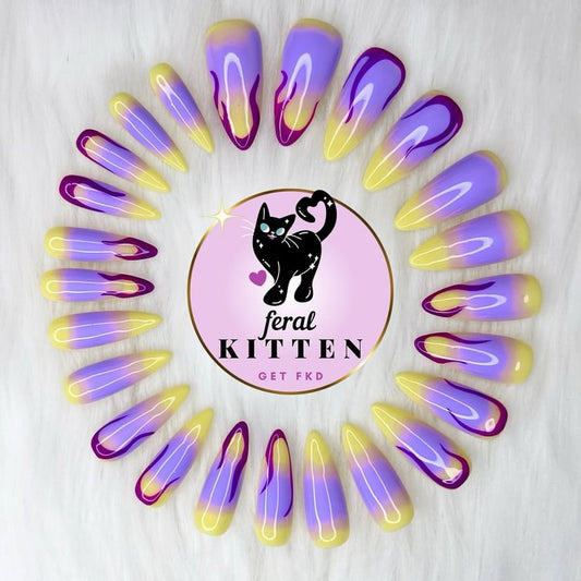 Killer Queen — Custom Press On Nails by Feral Kitten